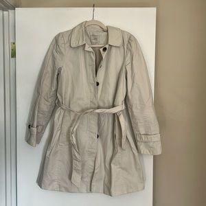 Simple and Pretty Loft Trench Coat Size Medium